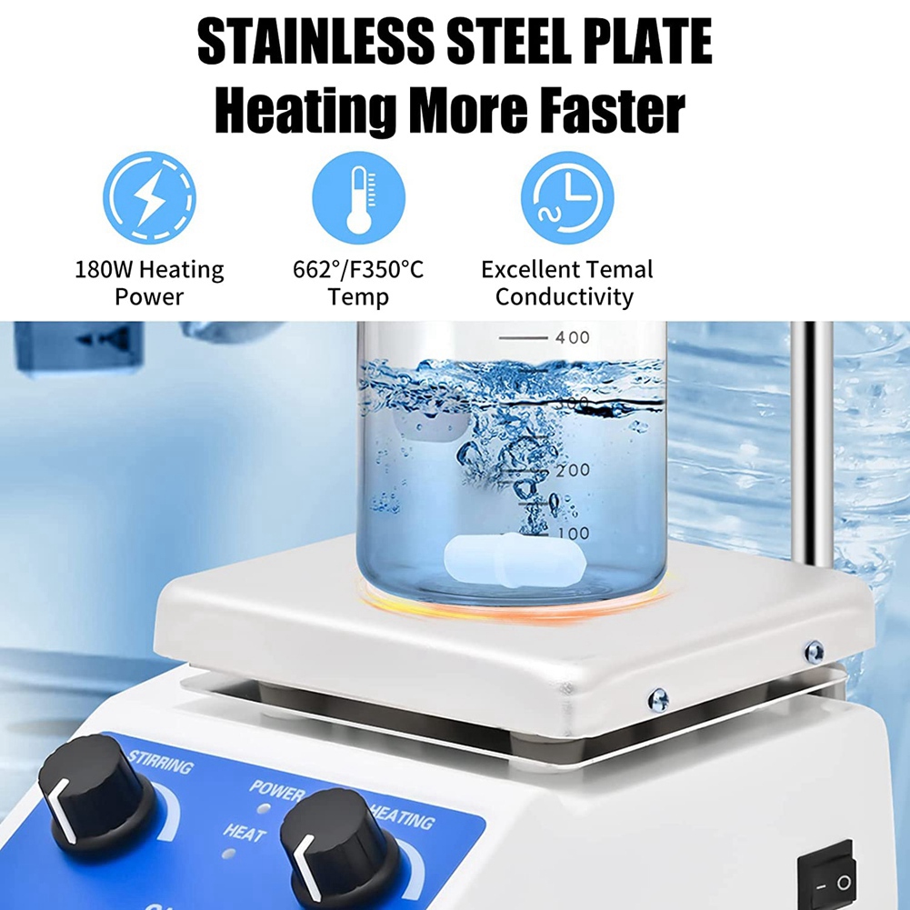 Lab Magnetic Stirrer Hot Plate - New Arrivals-Lab Magnetic Stirrer Plate Hot