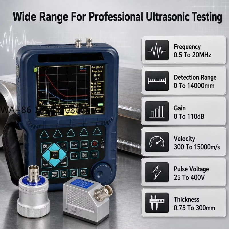 Test Instruments - Compact Ultrasonic Flaw Detector Portable NDT