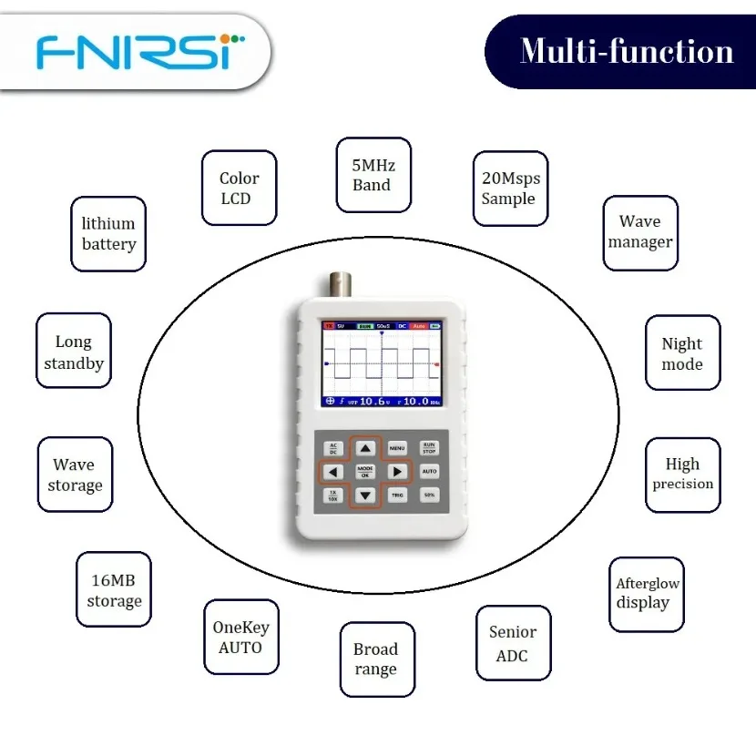 1PC DSO FNIRSI PRO Handheld mi - Fnirsi Digital Oscilloscope Handheld 评论和价格