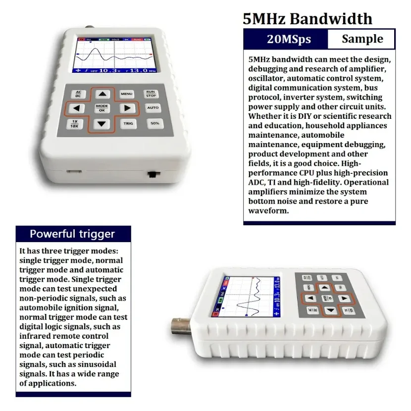 1PC DSO FNIRSI PRO Handheld mi - Fnirsi Digital Oscilloscope Handheld 评论和价格