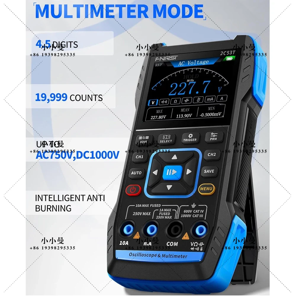 FNIRSI 2C53T Upgraded Handheld - Fnirsi Digital Oscilloscope Handheld 评论和价格