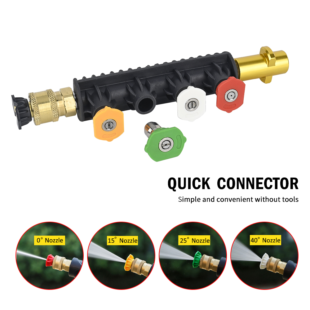 High Pressure Washer Gun Wand  - Vacuum Chamber Kit With Pump 评论和价格